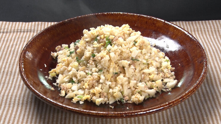 カリフラワーチャーハンのレシピ