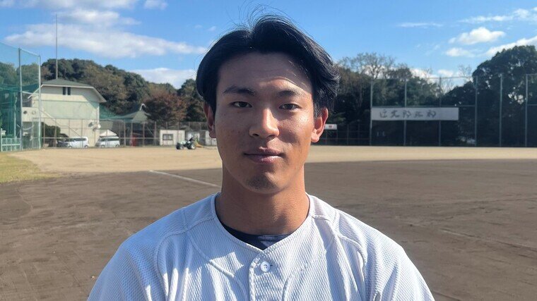 近畿大学・野間選手バットなしバストショット.JPG