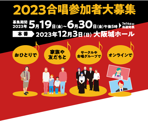 1万人の”生”合唱団募集！ | サントリー1万人の第九 | MBS 毎日放送