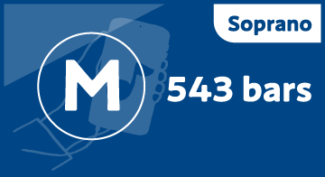 Soprano M 543 bars