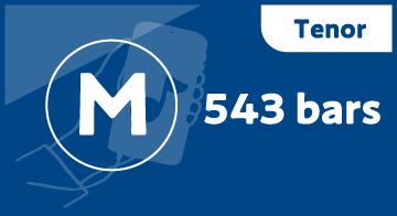 Tenor M 543 bars