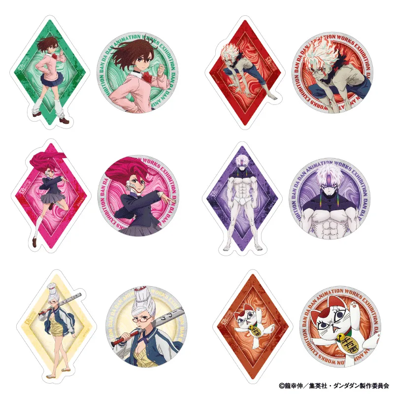 展覧会キービジュアルトレーディングダイカットステッカーセット