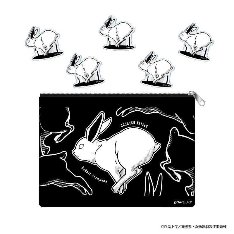 脱兎！ポーチ入りクリップセット 全体