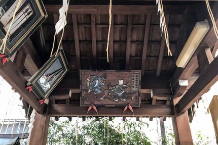 鵺（ぬえ）の伝説が残る場所② 神明神社