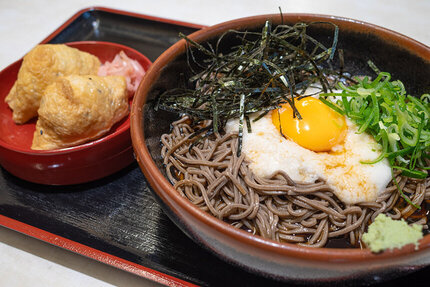 「相生餅本店」のひややまそば