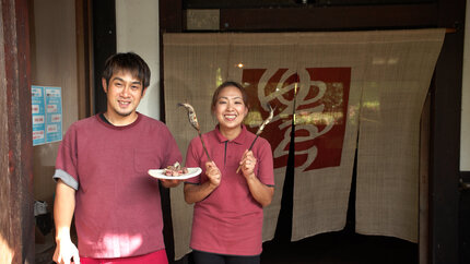 ジビエを活かした季節料理「ゆるり」 梅棹レオ・悠里 夫妻
