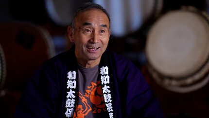 「和知太鼓保存会」・藤本吉利
