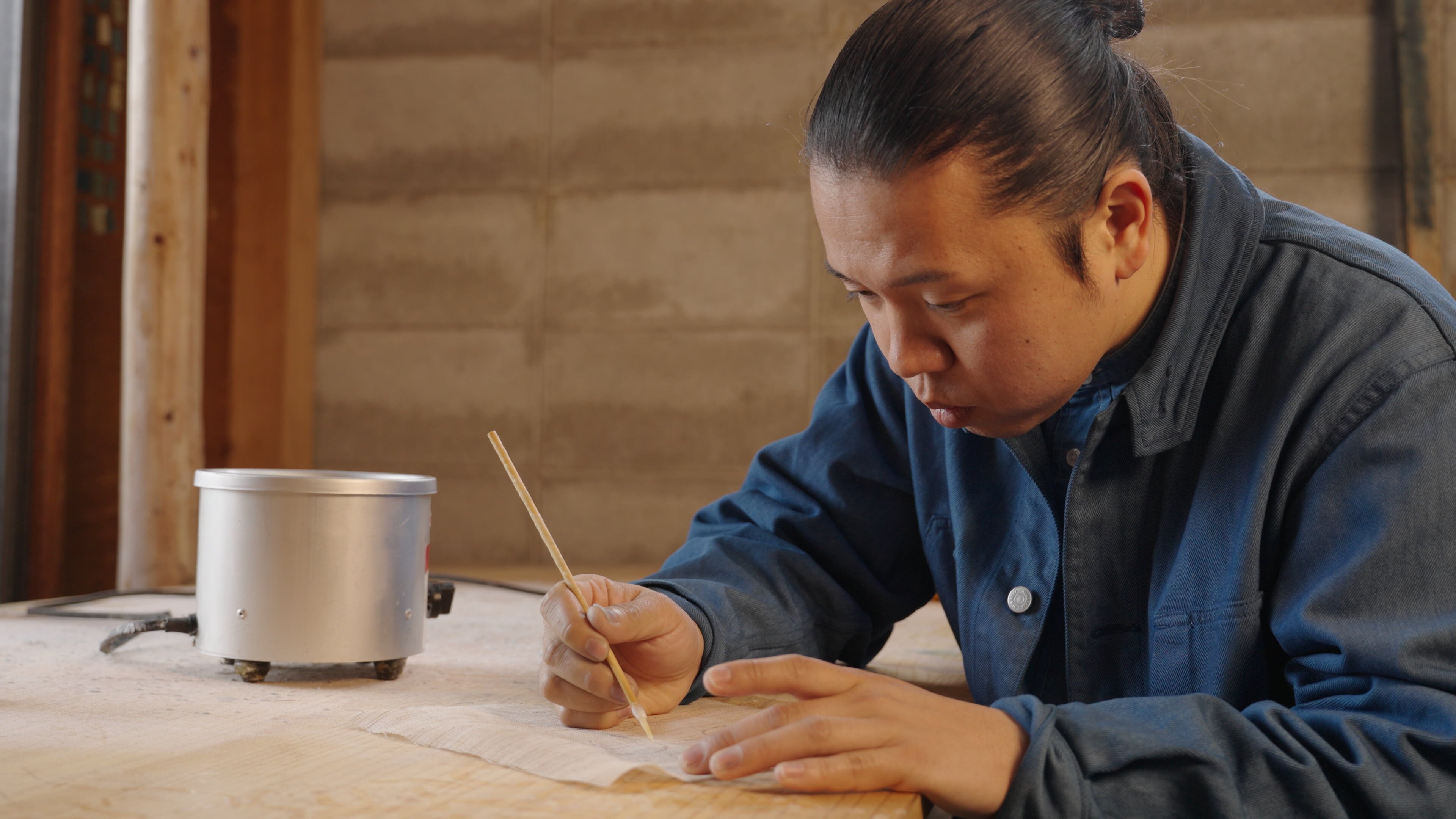 京藍染師・松﨑陸