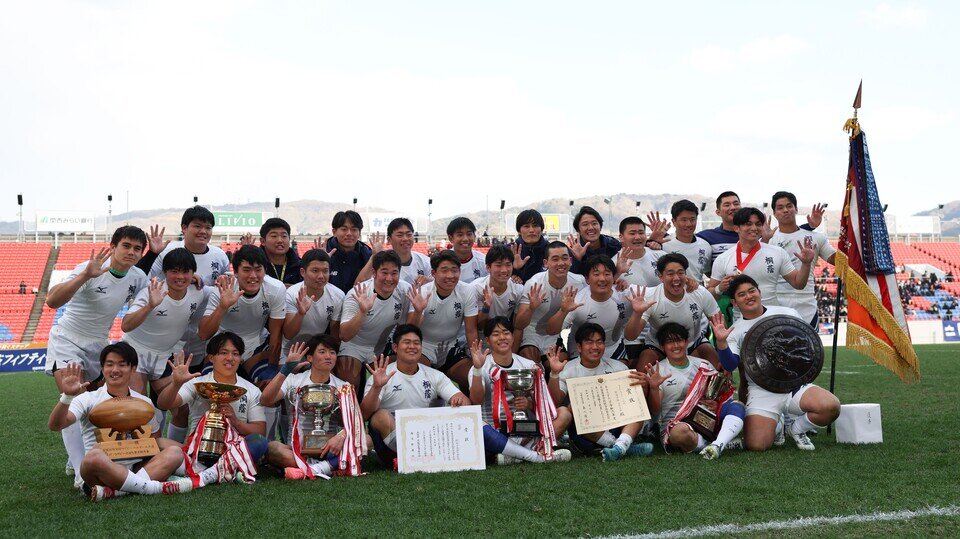 【全国高校ラグビー】桐蔭学園・申主将「最後は優勝すると信じて...３年生を中心に一つになれた」２年連続の全国制覇！　敗れた東海大大阪仰星・青野主将「グラウンドをチームカラーの紺に”染める”ことができたのは誇り」
