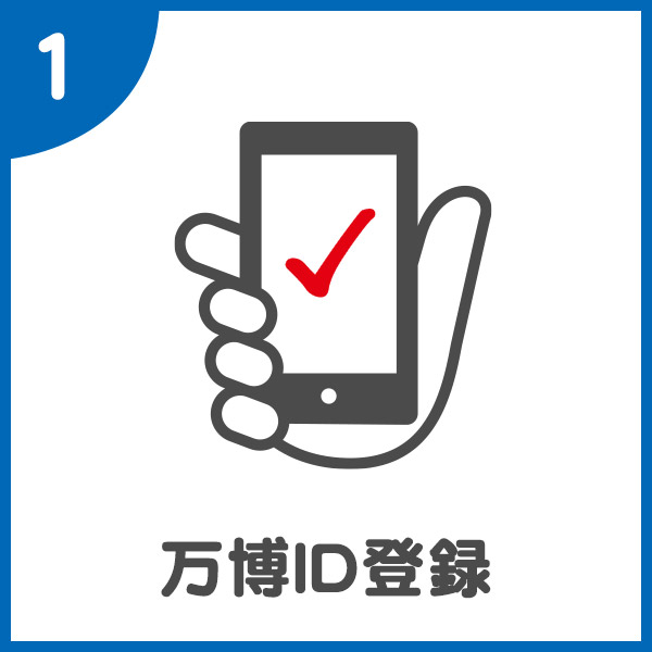 STEP1：「万博ID」を登録する