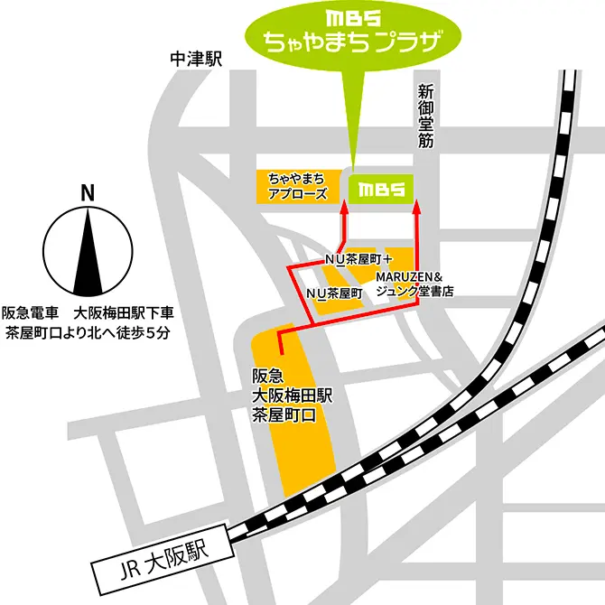 ちゃやまちプラザ 地図