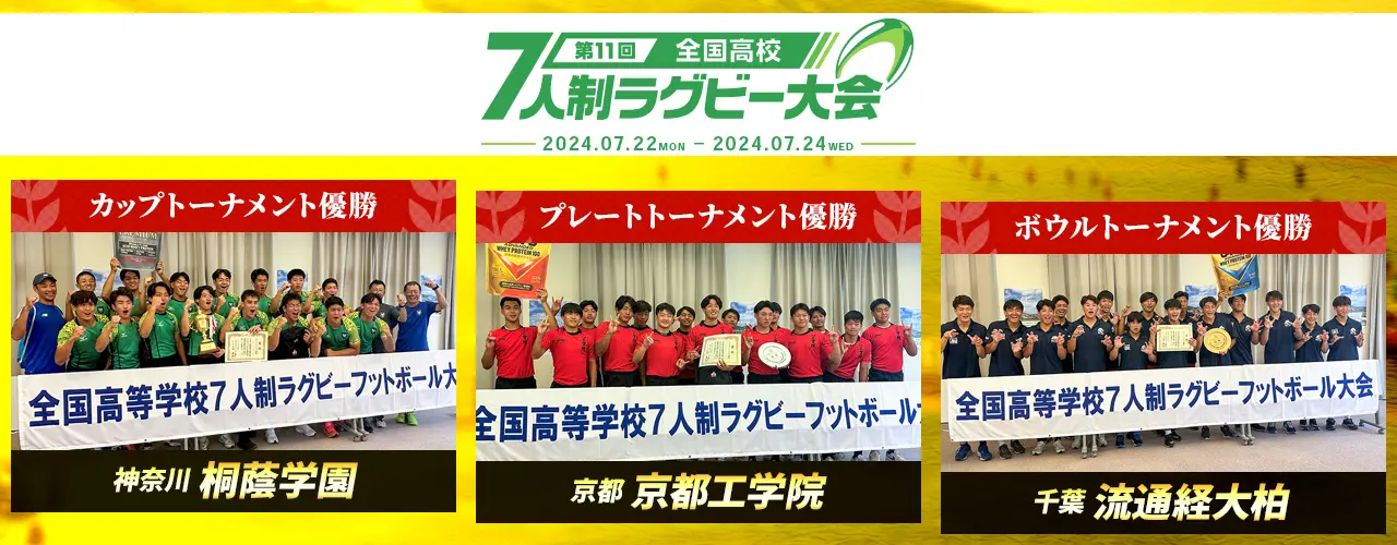 第11回全国高等学校7人制ラグビーフットボール大会