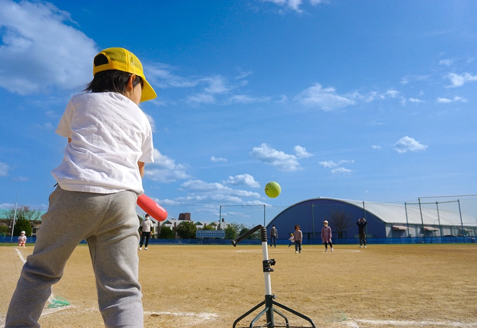 ティーボール野球体験